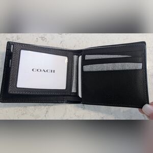 Coach Black Leather Wallet